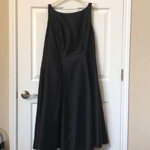 Black Satin Ballroom Gown w Pockets!!!
